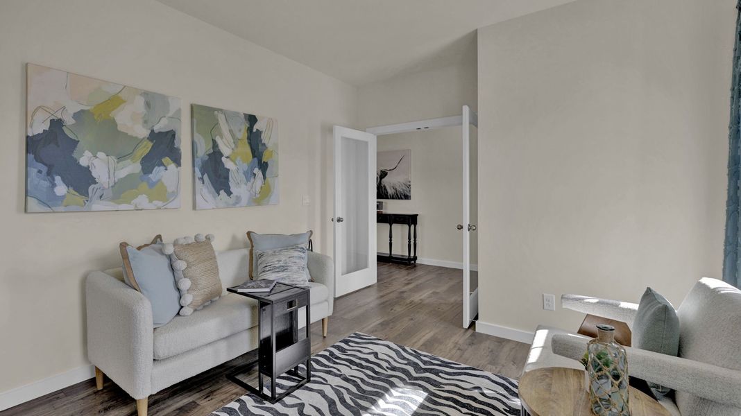 Furnished interior in a model home at Polo Fields in Kingsport (Image 27).