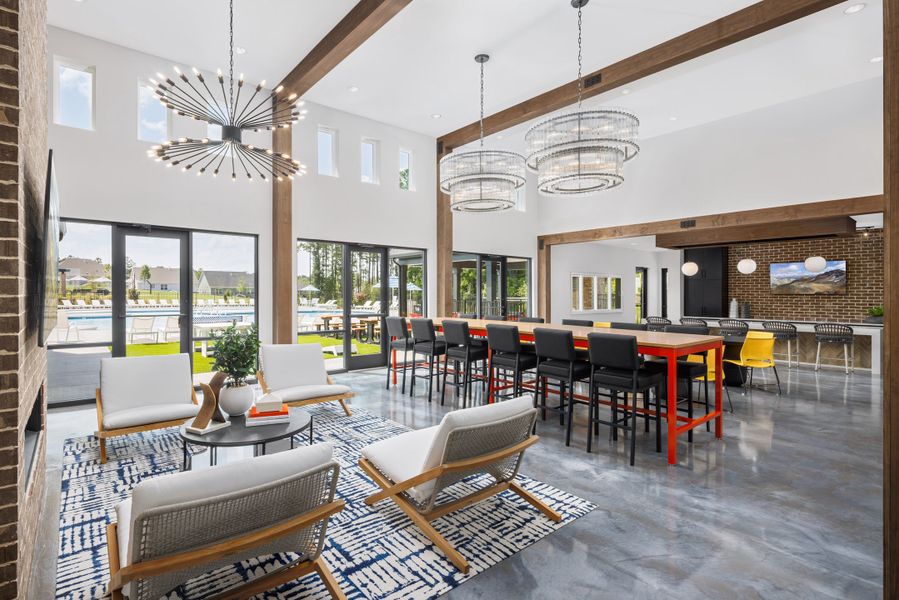 Furnished interior in a model home at Sweetbrier in Durham (Image 7). Furnished interior in a model home at Sweetbrier in Durham (Image 7).