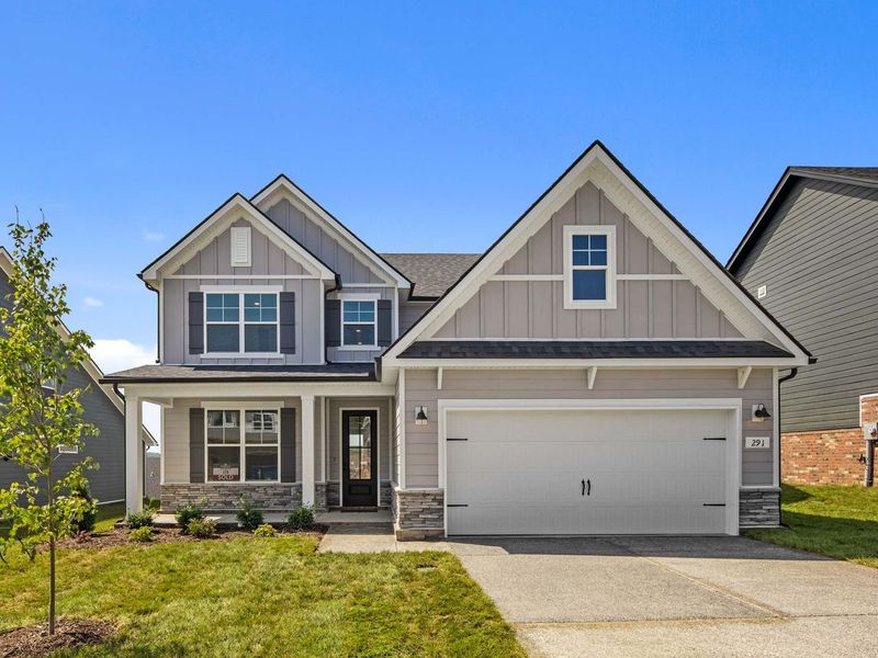 Front exterior of a home in the Carellton community, located in Gallatin, TN (Image 5).