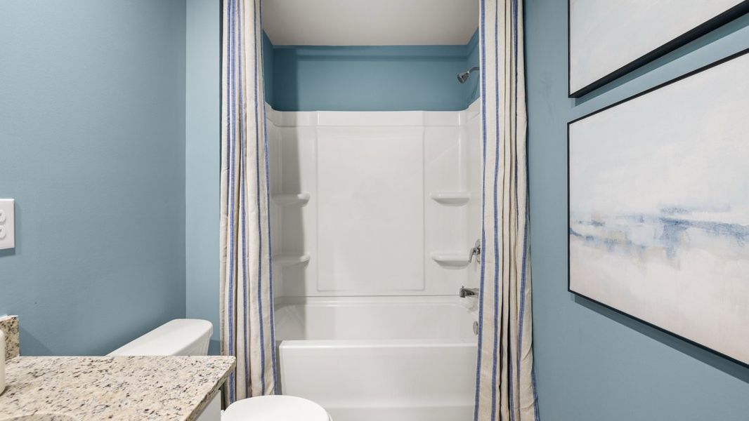 Furnished interior in a model home at Oconee Overlook Townhomes in Gainesville (Image 25).