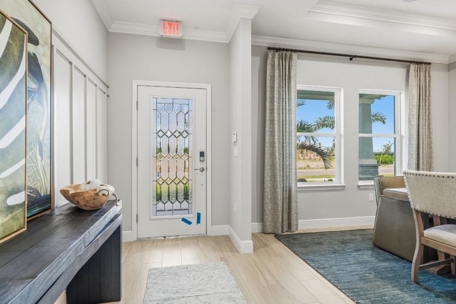 Furnished interior in a model home at Pineapple Grove in Fort Pierce (Image 5). Furnished interior in a model home at Pineapple Grove in Fort Pierce (Image 5).
