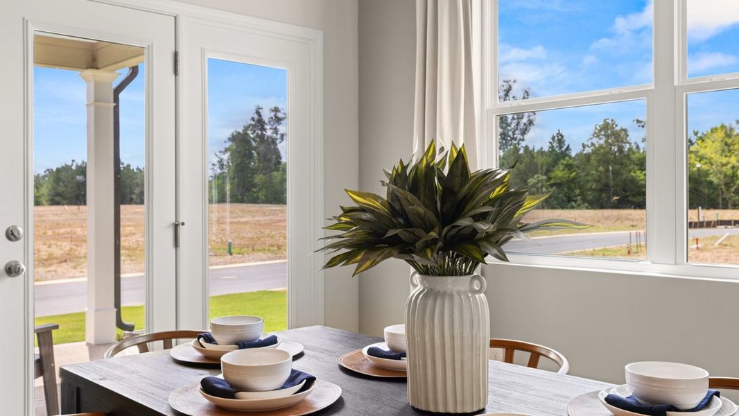 Furnished interior in a model home at Northberry in Rome (Image 47).