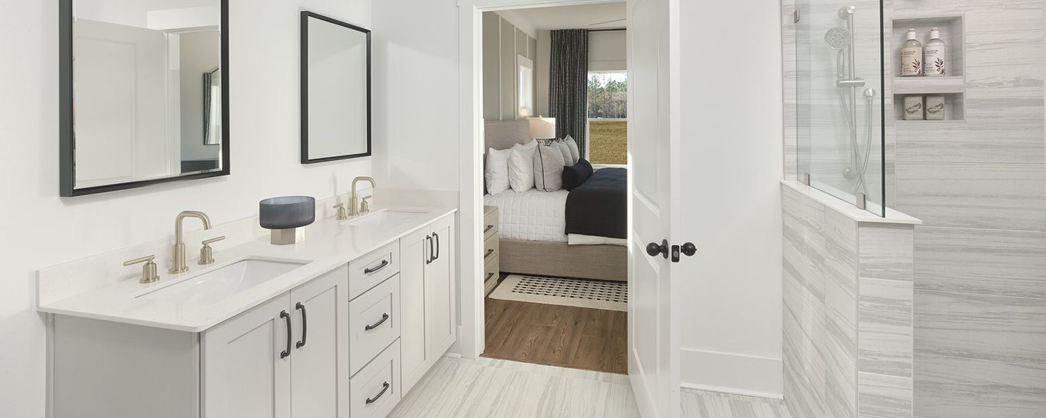 Furnished interior in a model home at Hammock Walk at Nexton in Summerville (Image 24).