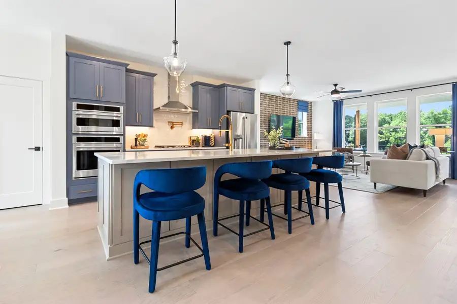 Furnished interior in a model home at Celesta in Decatur (Image 5).