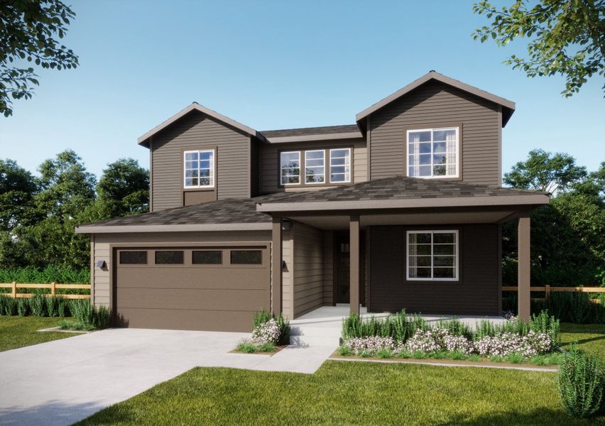 Front exterior of a home in the Independence community, located in Elizabeth, CO (Image 16).