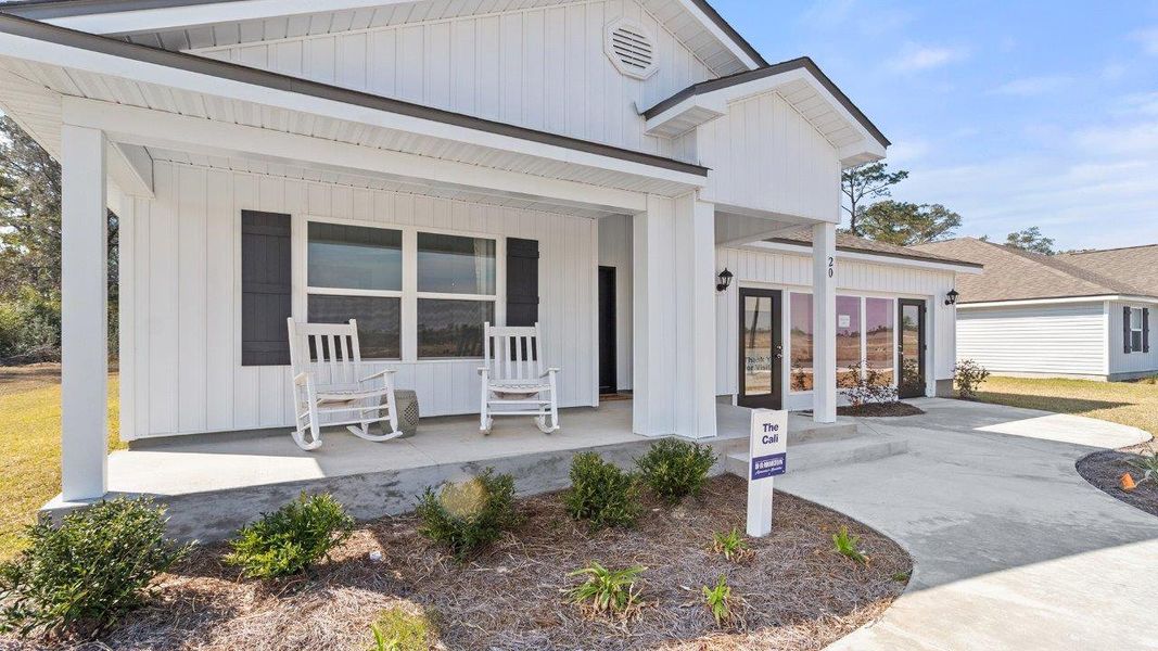 Front exterior of a home in the Wesley Park community, located in Crawfordville, FL (Image 2).
