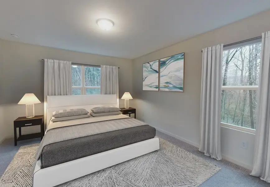 Furnished interior in a model home at Clinton Townhomes in Dade City (Image 6).