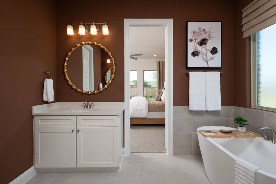 The Dorian Model Primary Bathroom