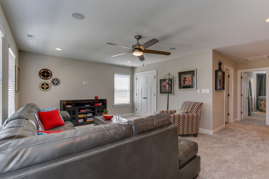 Furnished interior in a model home at Waterleigh in Moyock (Image 18).