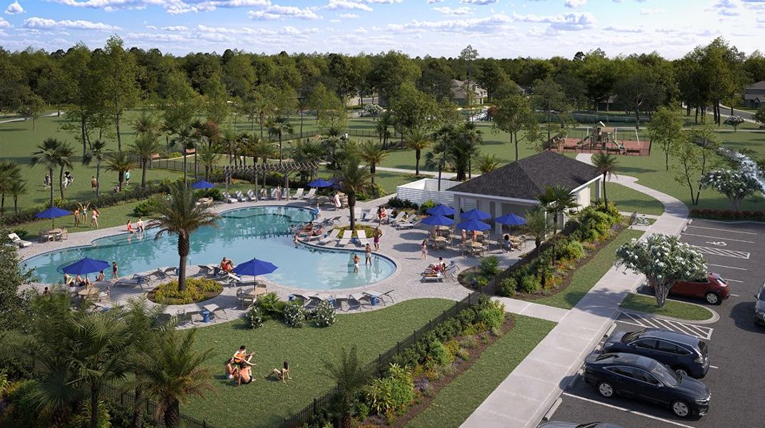 Tillman Lakes Amenity Aerial