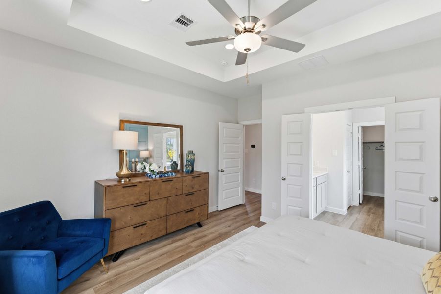 Furnished interior in a model home at Cielo in Cut and Shoot (Image 26).