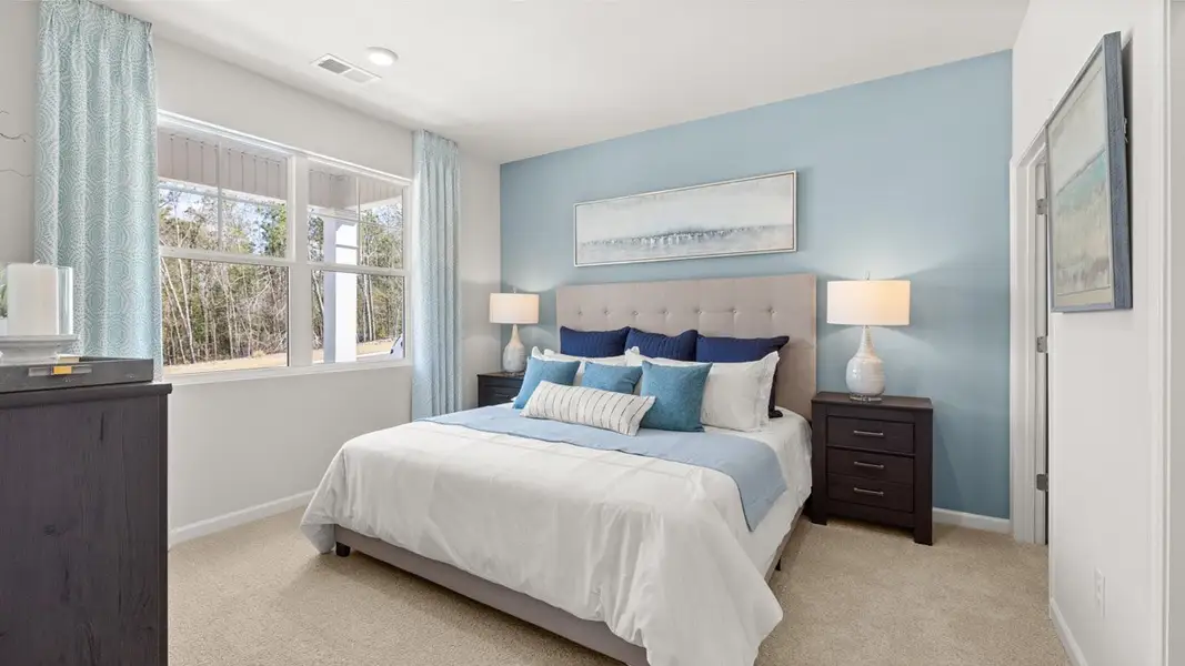 Furnished interior in a model home at Bellemeade Landing in Augusta (Image 8).