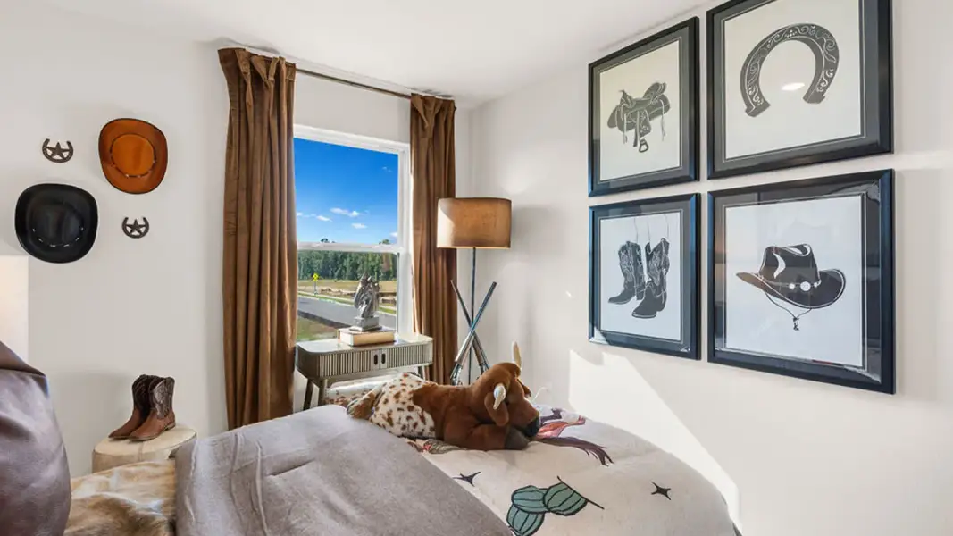 Furnished interior in a model home at Abilene Acres in Tallahassee (Image 26).
