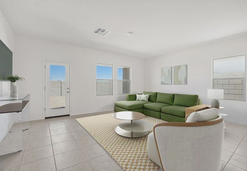 Furnished interior in a model home at Skyline Village in San Tan Valley (Image 5). Furnished interior in a model home at Skyline Village in San Tan Valley (Image 5).