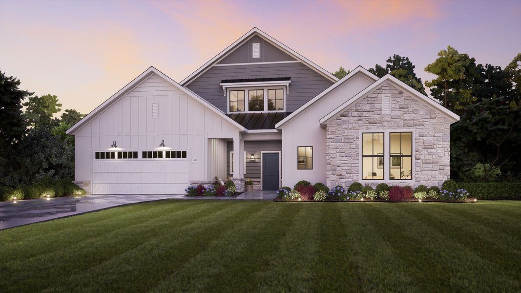 Front exterior of a home in the The Courtyards at Franklin Road community, located in Murfreesboro, TN (Image 13).