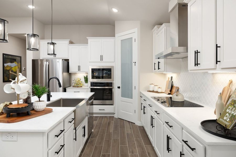 Furnished interior in a model home at Taylor Creek Village in Mcallen (Image 36).