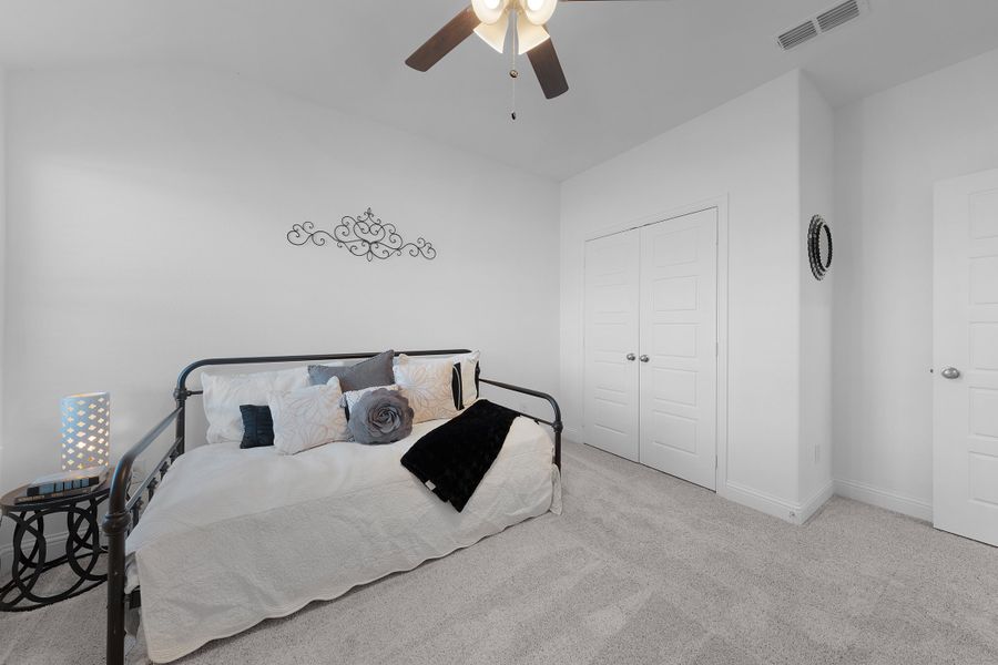 Furnished interior in a model home at Stonecreek in Sulphur Springs (Image 21).