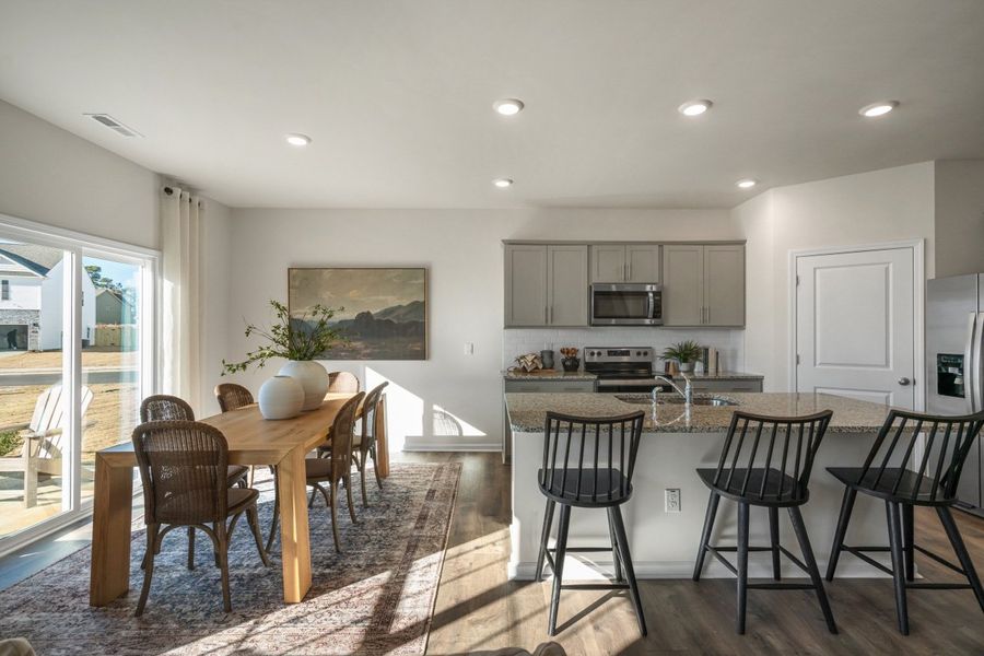 Furnished interior in a model home at Hoke Loop Ridge in Fayetteville (Image 19). Furnished interior in a model home at Hoke Loop Ridge in Fayetteville (Image 19).