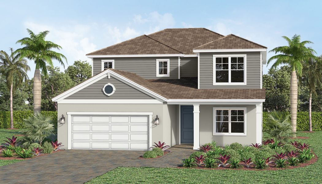 Front exterior of a home in the Kingston community, located in Estero, FL (Image 17).