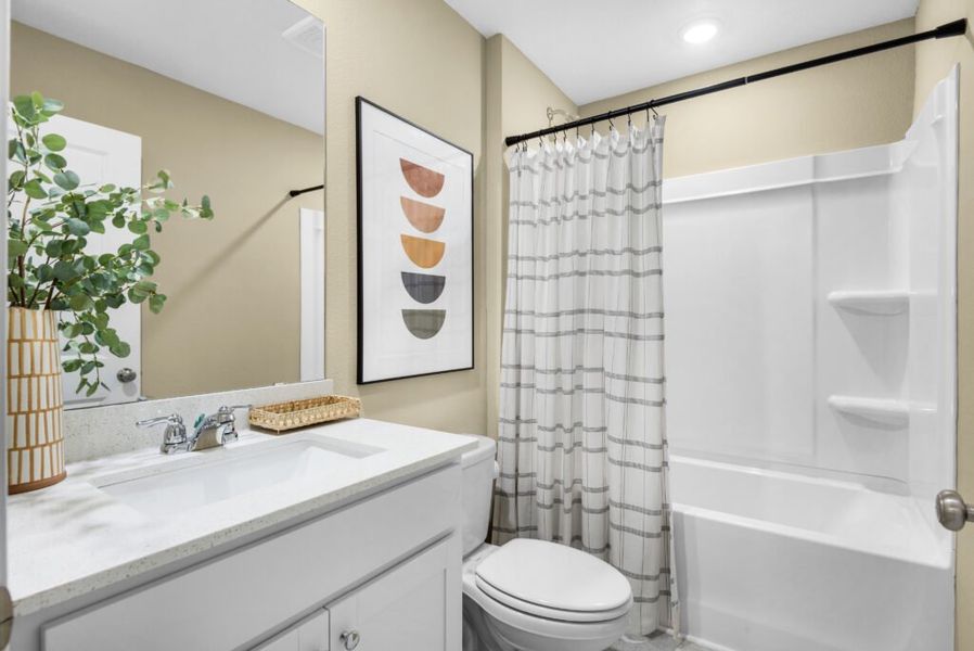 Furnished interior in a model home at Cochran Commons in Milton (Image 19).