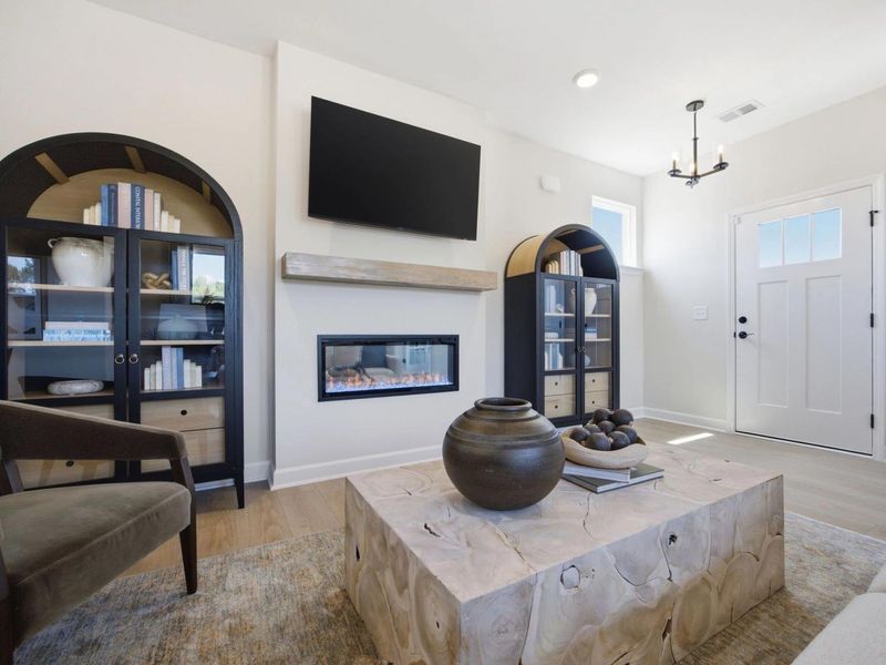 Furnished interior in a model home at Jackson Village in Hendersonville (Image 3). Furnished interior in a model home at Jackson Village in Hendersonville (Image 3).