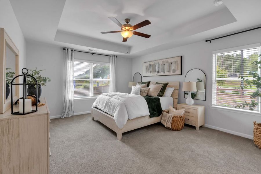 Furnished interior in a model home at Park Center Pointe in Austell (Image 33).