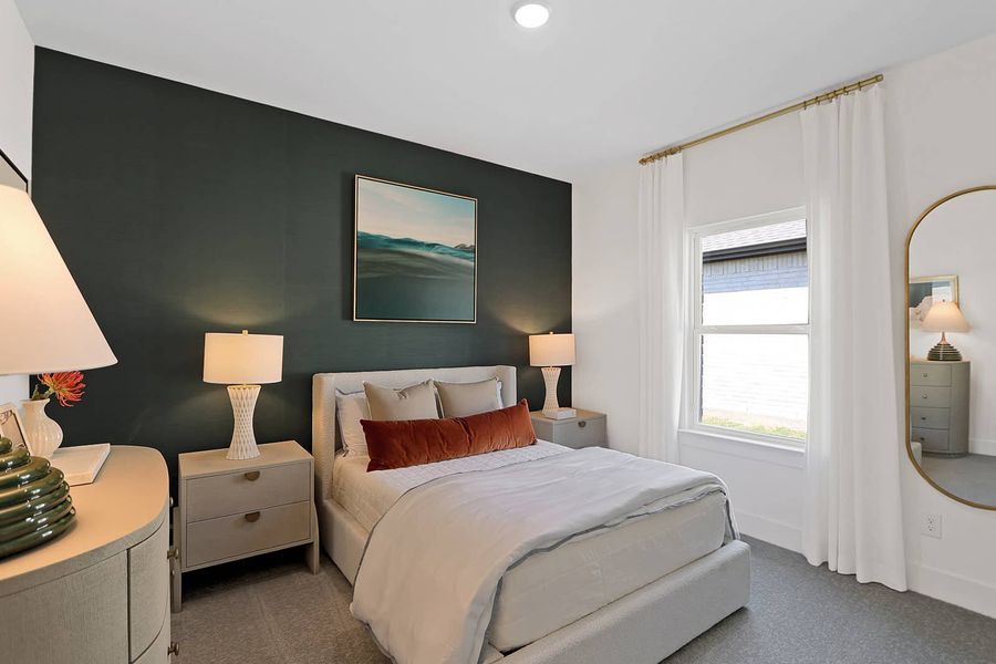 Furnished interior in a model home at Parkside in Denton (Image 20). Furnished interior in a model home at Parkside in Denton (Image 20).