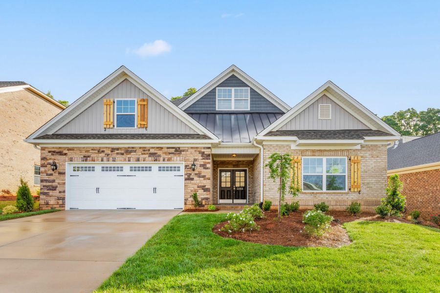 Front exterior of a home in the Weybridge community, located in Burlington, NC (Image 18).