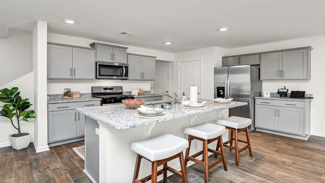 Furnished interior in a model home at Grand Oaks in Columbia (Image 5).