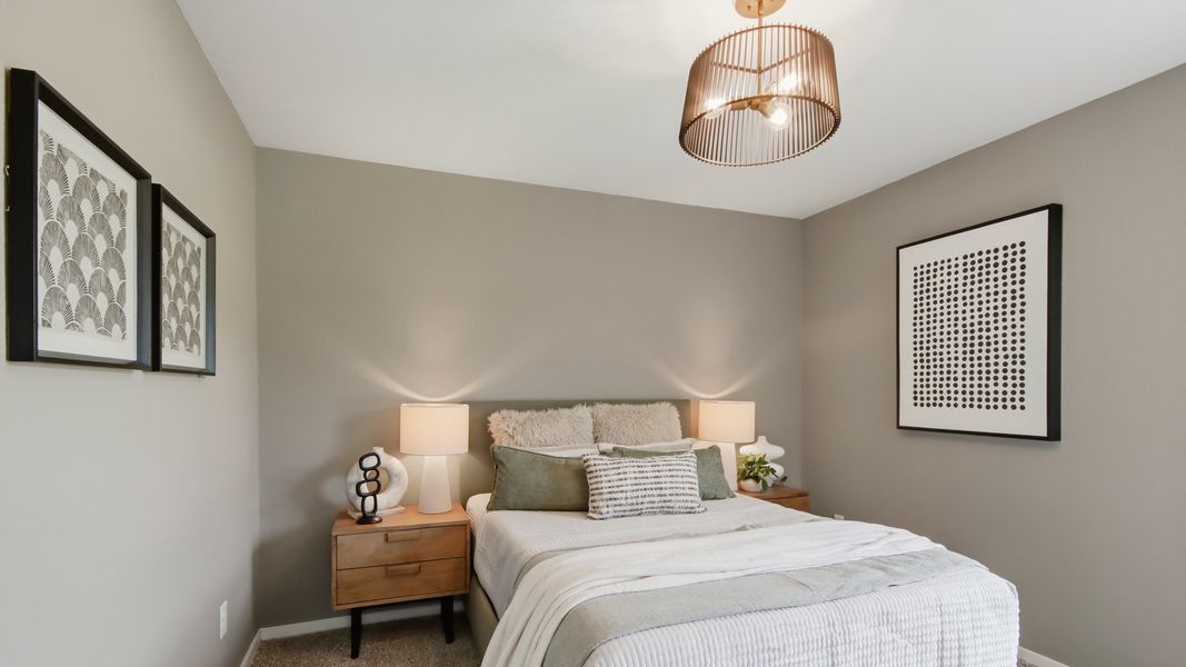 Furnished interior in a model home at Williams Reserve East in Conroe (Image 28).
