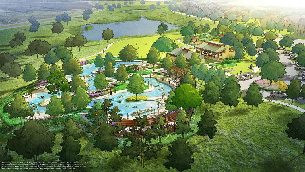 Image 1 of the Brookewater master-planned community in Rosenberg, TX.