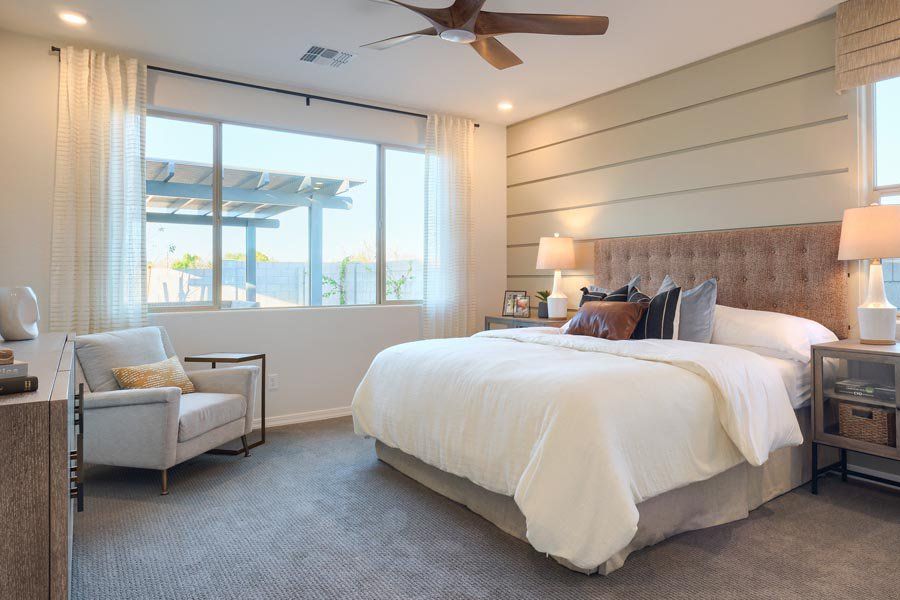 Furnished interior in a model home at Laveen Vistas II in Laveen (Image 37).