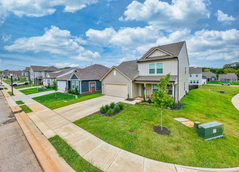 Streetscape of Community (Exterior Elevations may vary)