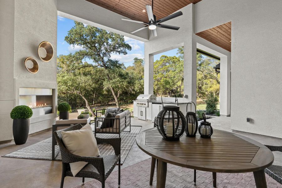 The Vermentino Outdoor Living Area The Vermentino Outdoor Living Area