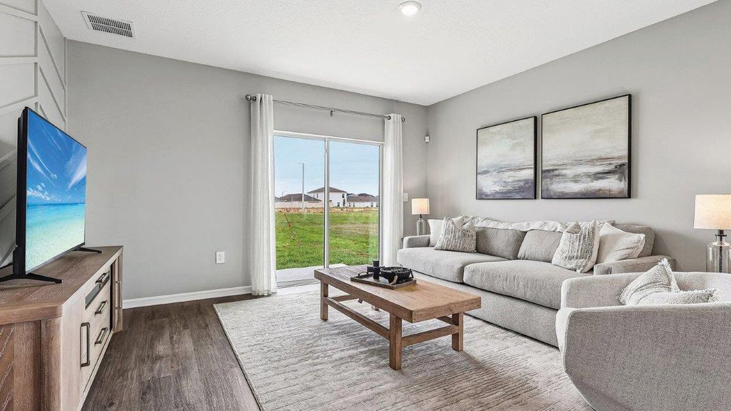 Furnished interior in a model home at Wynnstone in Davenport (Image 9).
