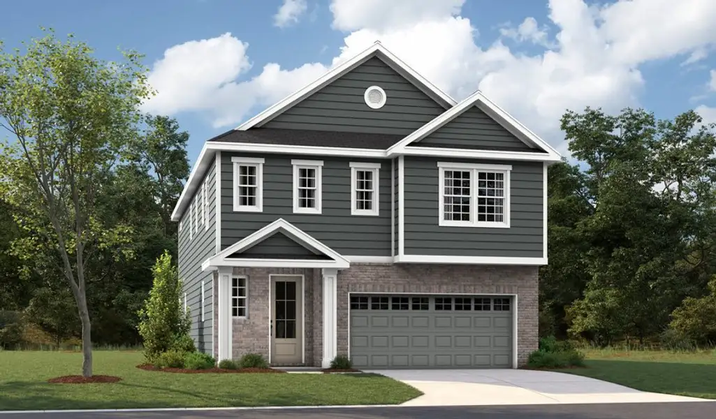 Front exterior of a home in the The Villages at Cider Grove community, located in White House, TN (Image 8). Front exterior of a home in the The Villages at Cider Grove community, located in White House, TN (Image 8).