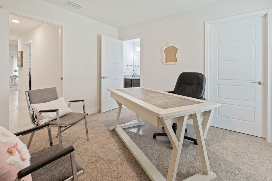 Furnished interior in a model home at Palm Coast in Palm Coast (Image 15).