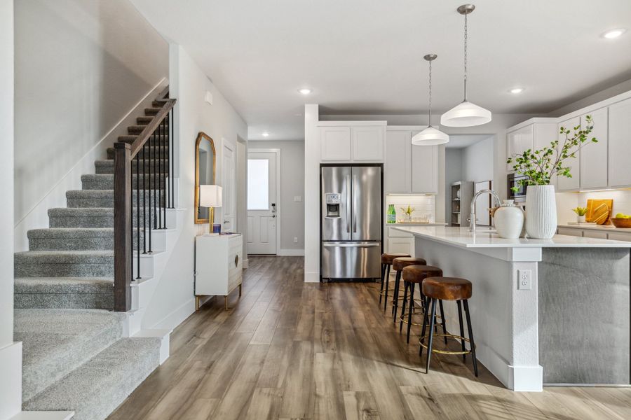 Furnished interior in a model home at Dove Hollow in Waxahachie (Image 7).