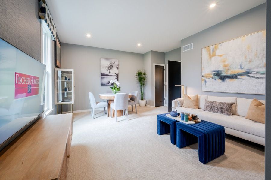 Furnished interior in a model home at Watson at Flowers Plantation in Clayton (Image 54).