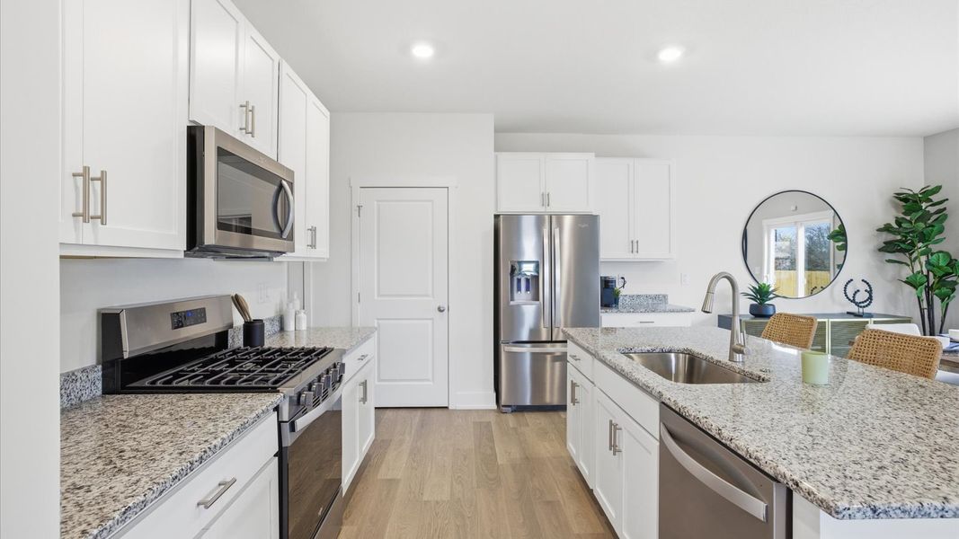 Furnished interior in a model home at Price's Point in Knoxville (Image 15).
