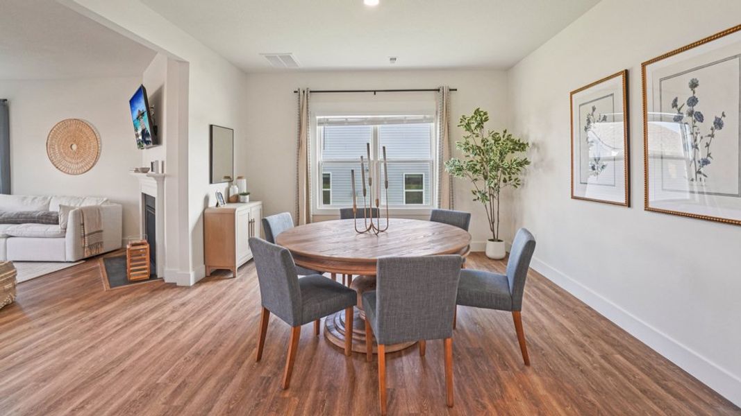 Furnished interior in a model home at Keebler Meadows in Johnson City (Image 15).