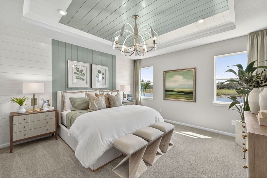 Peaceful primary suites