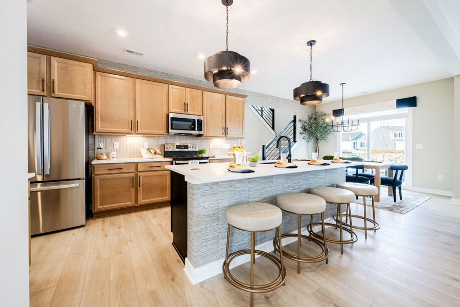 Furnished interior in a model home at Lochmoor at Savannah Lakes in Hiram (Image 44).