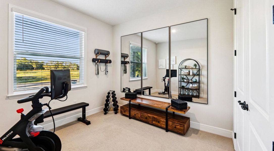 Furnished interior in a model home at Mount Plymouth Greens in Mount Plymouth (Image 9).