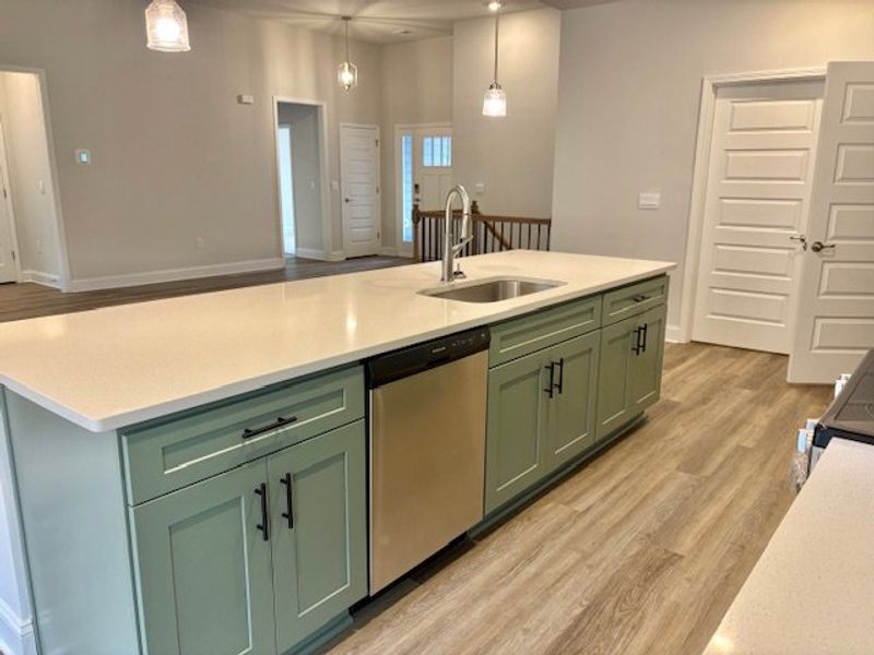 Furnished interior in a model home at Eagle Heights in Maysville (Image 7).