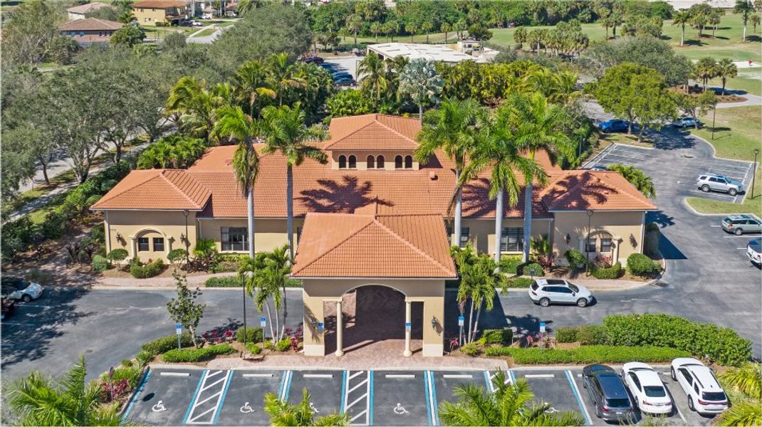 Aerial view of clubhouse Aerial view of clubhouse