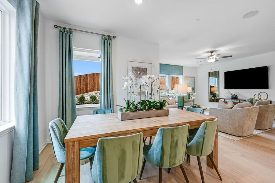 Furnished interior in a model home at Parks at Foster Crossing in Anna (Image 40).