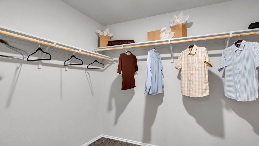 Furnished interior in a model home at Cedar Trails in Belton (Image 14).