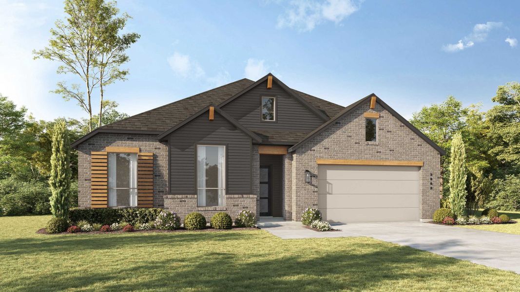 Street view of homes within the Meraki master-planned community in Forney, TX (Image 10).