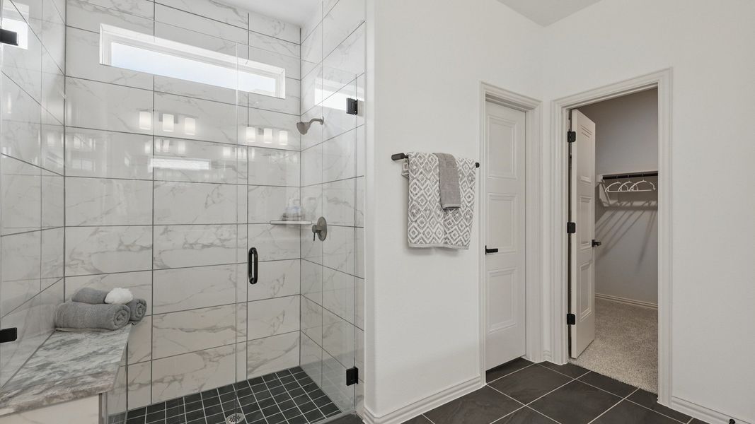 Furnished interior in a model home at Westridge Journey in McKinney (Image 30).